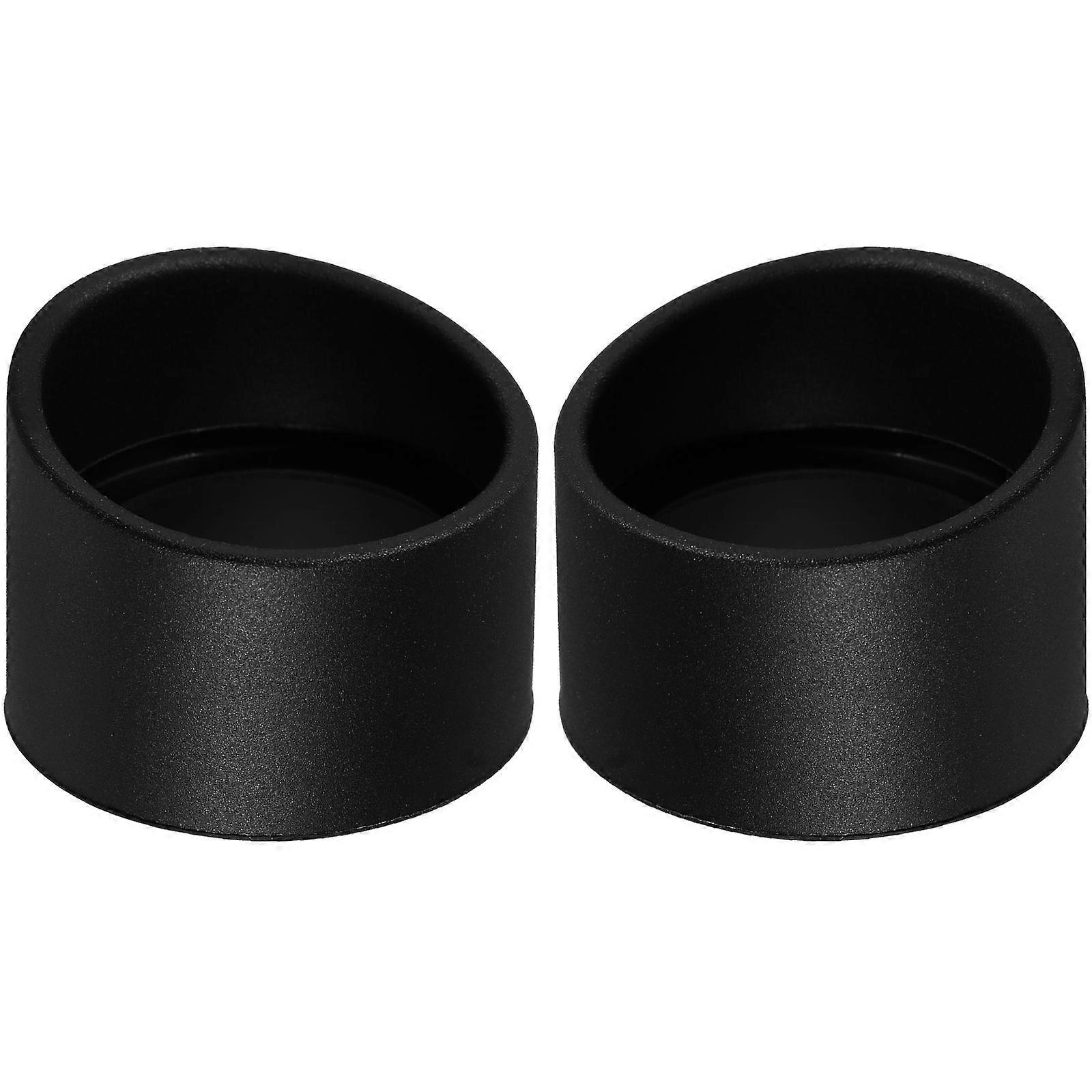 2 Pcs Rubber Eye Shield 33mm Eye Guards Cups Eyepiece Covers for Microscope