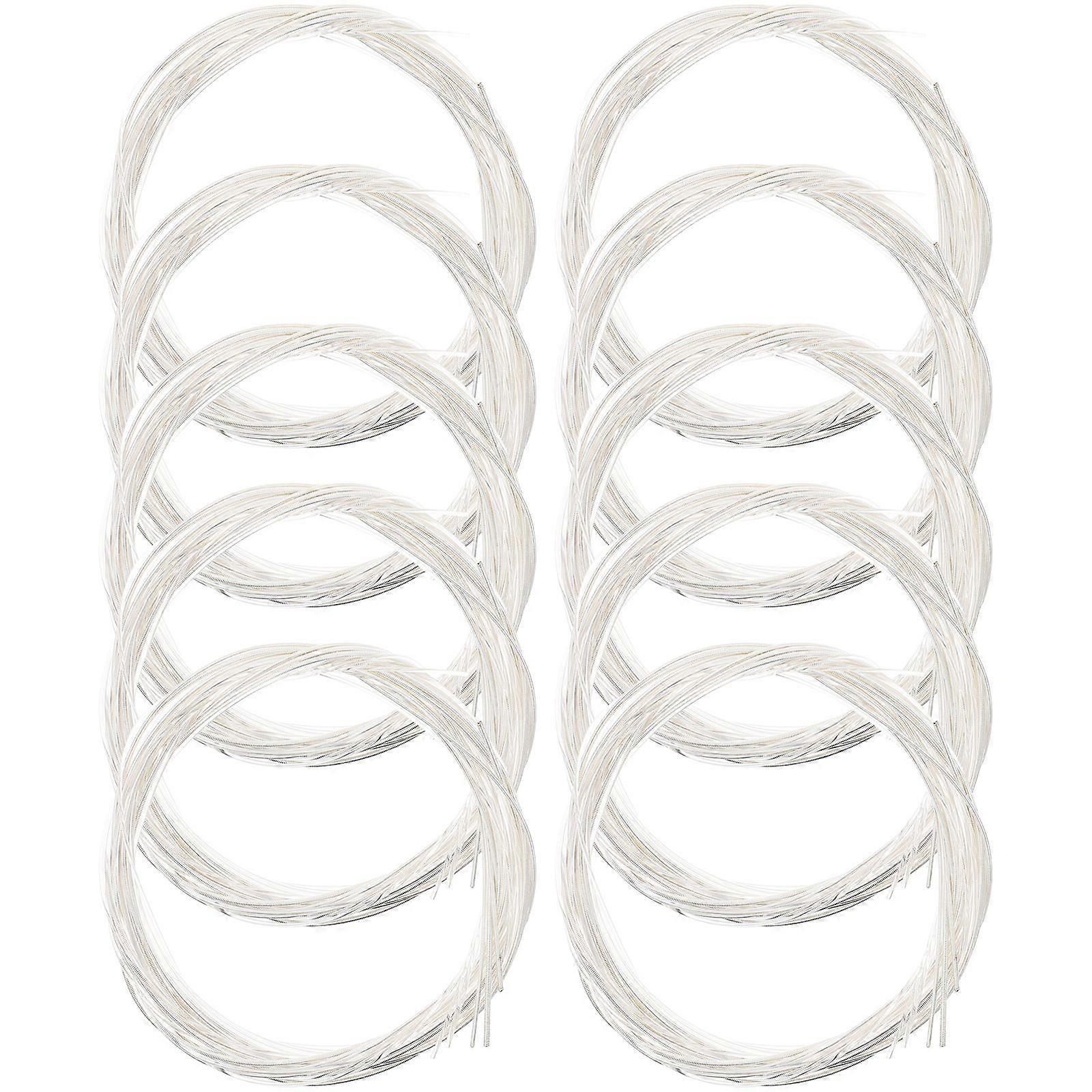 10 Packs Guitar Strings Folk Guitar Replacement Strings Guitar Nylon Strings