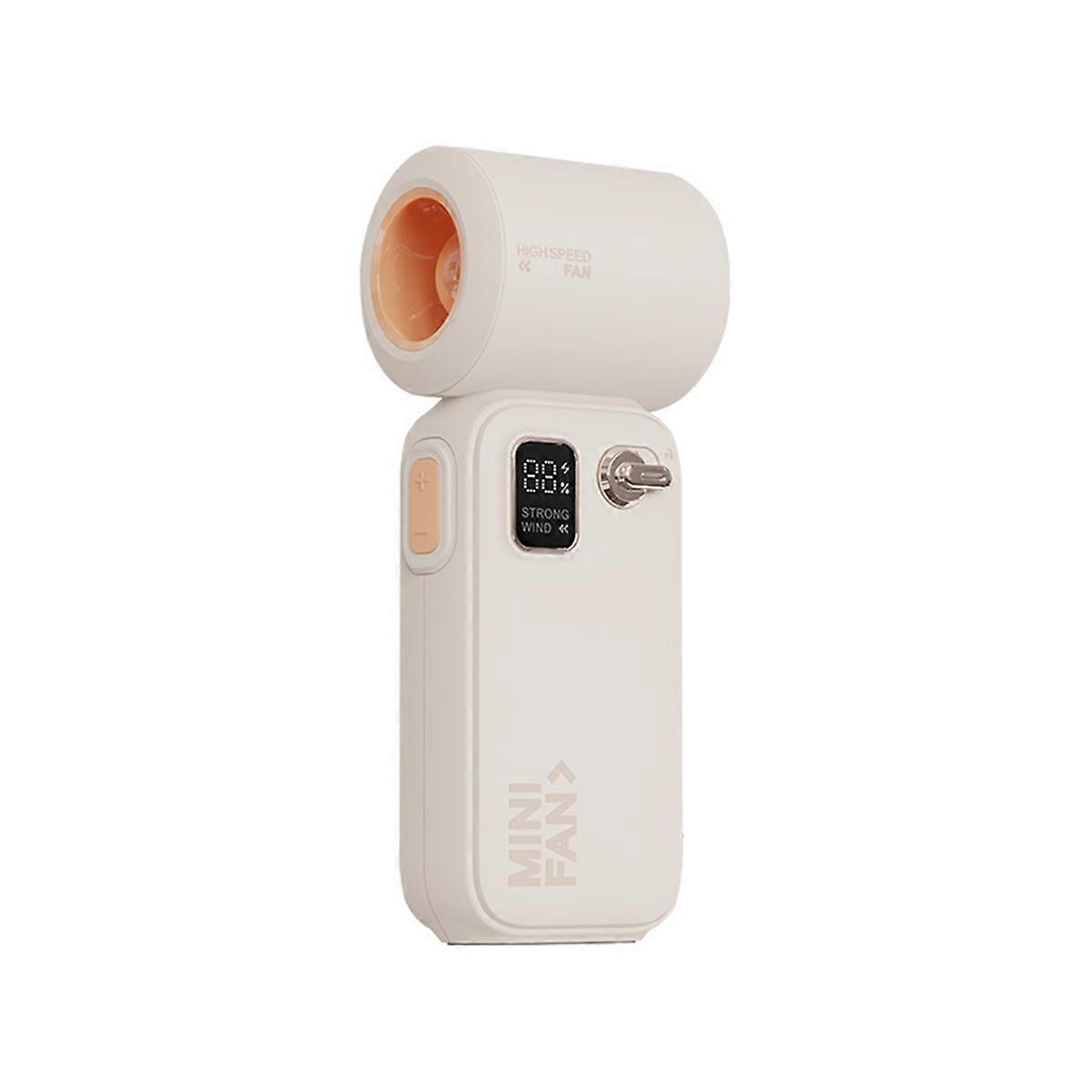 High-Speed Handheld Turbo Fan 100 Wind Speeds Adjustable 3600mAh Rechargeable Fan Outdoor High Speed