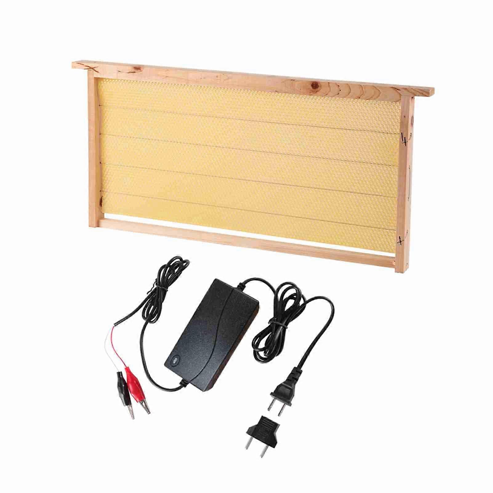 Beehive Electric Embedder Wax Foundation Installer Automatic Beekeeping Tool Durable Wooden Frame Easy Operation for Beekeepin