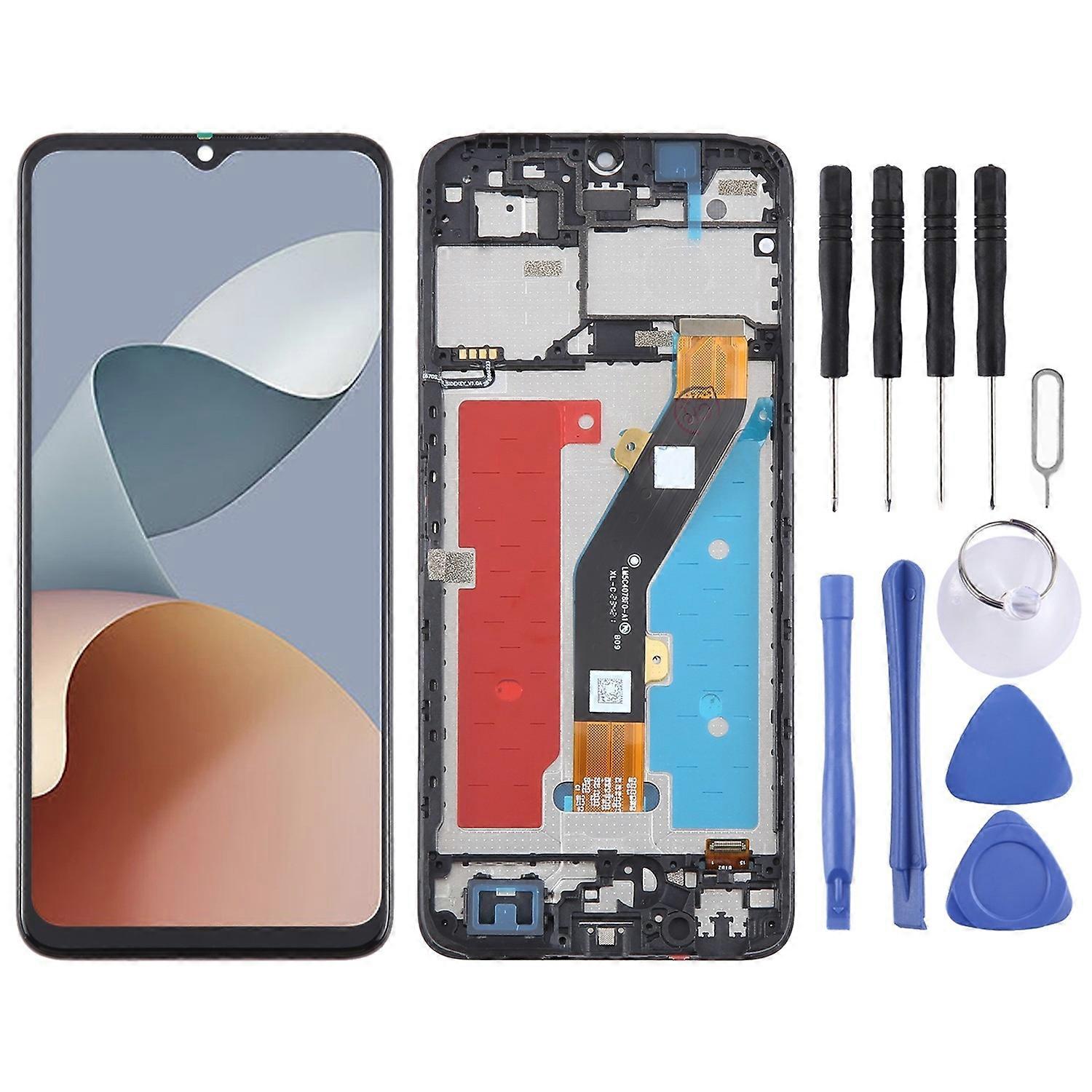 For ZTE Blade A54 LCD Screen with Frame