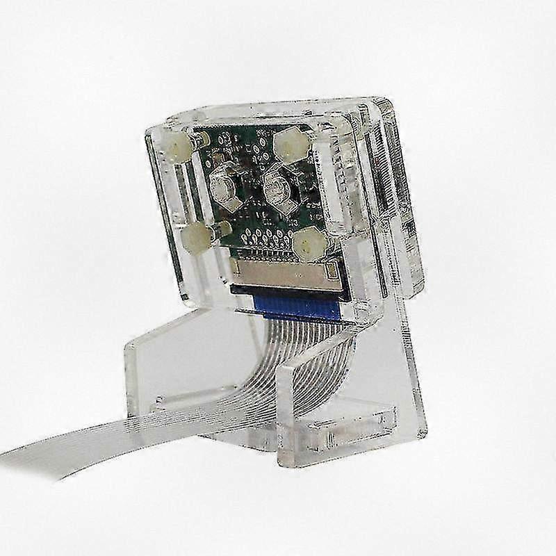 Transparent Acrylic Webcam Bracket Holder Compatible with 3 Mini Cameras, Ideal for Versatile Use