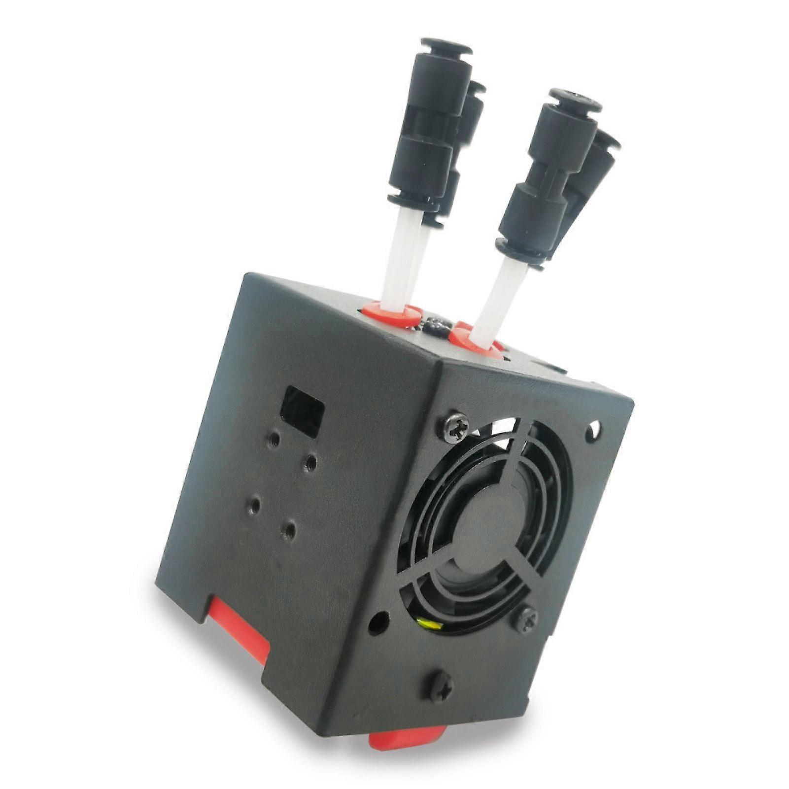 3D Printer Direct Drive Extruder Upgrade Kit 4-IN-1-OUT Mix Color Hotend Support 4 Colors Printhead with V6 Nozzle Suitable for 1.75mm Filament PLA/ P