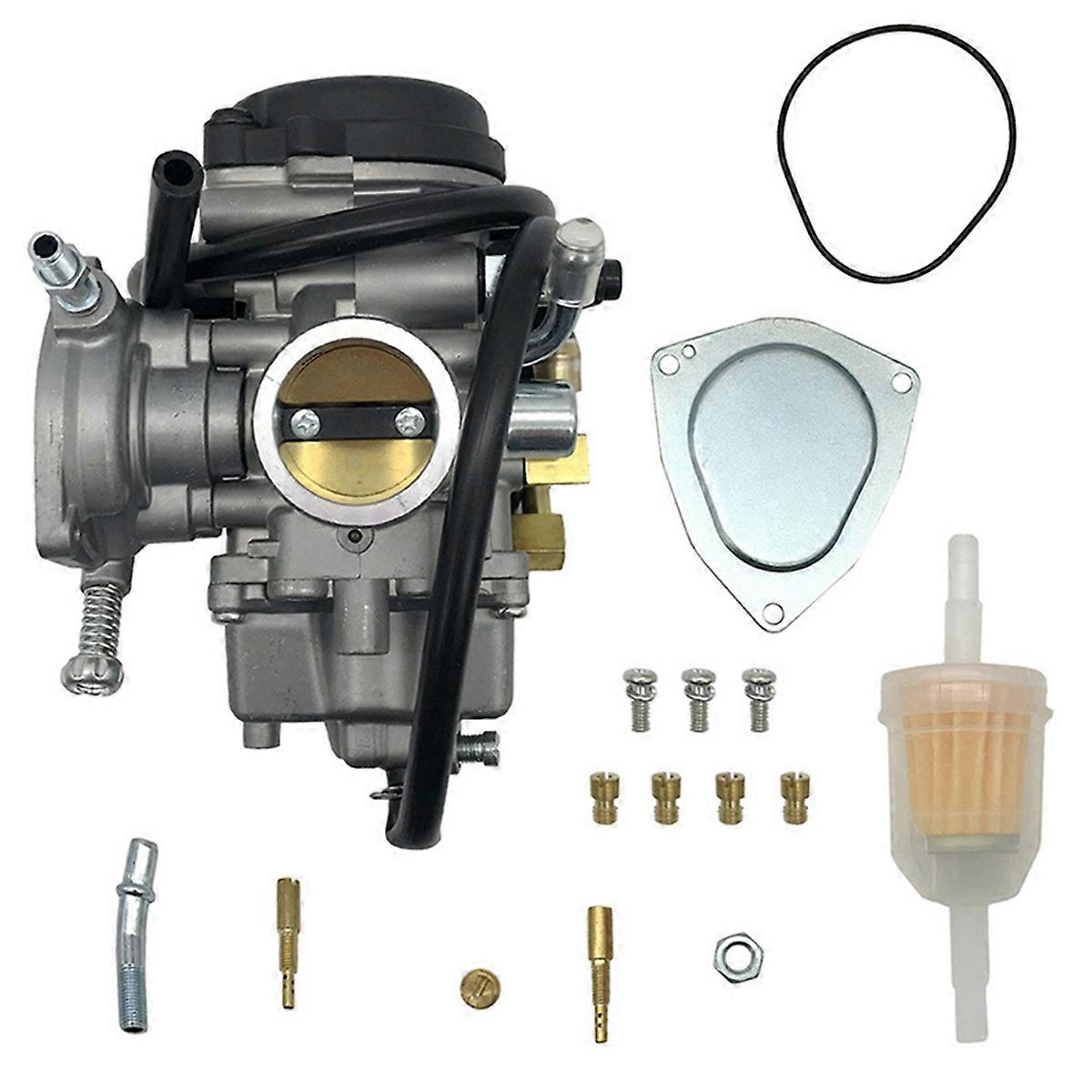 ATV Carburetor with Parts 606-077 with Fuel Filter Core for Suzuki