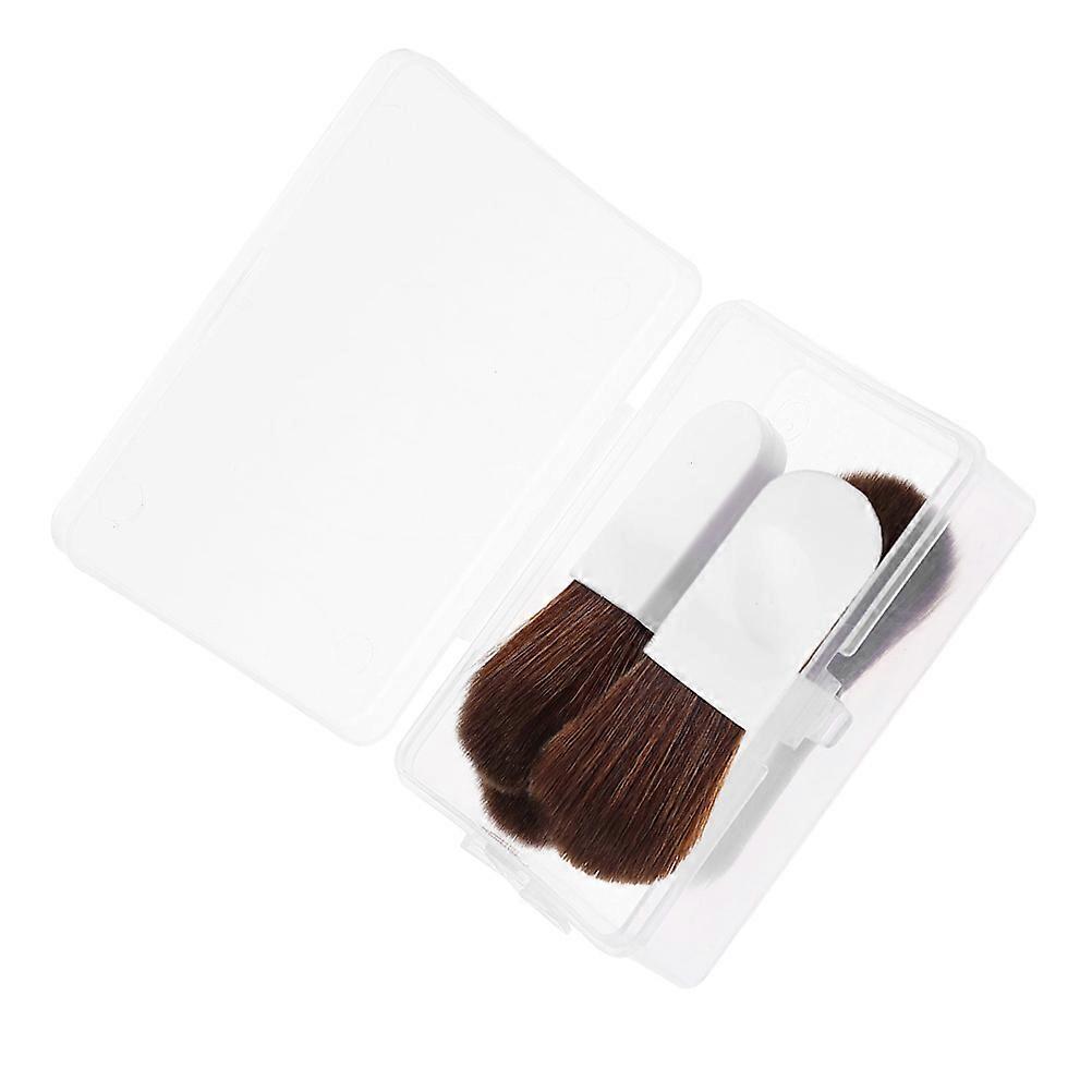 1 Set Portable Mini Blush Brush with Soft Bristles for Makeup