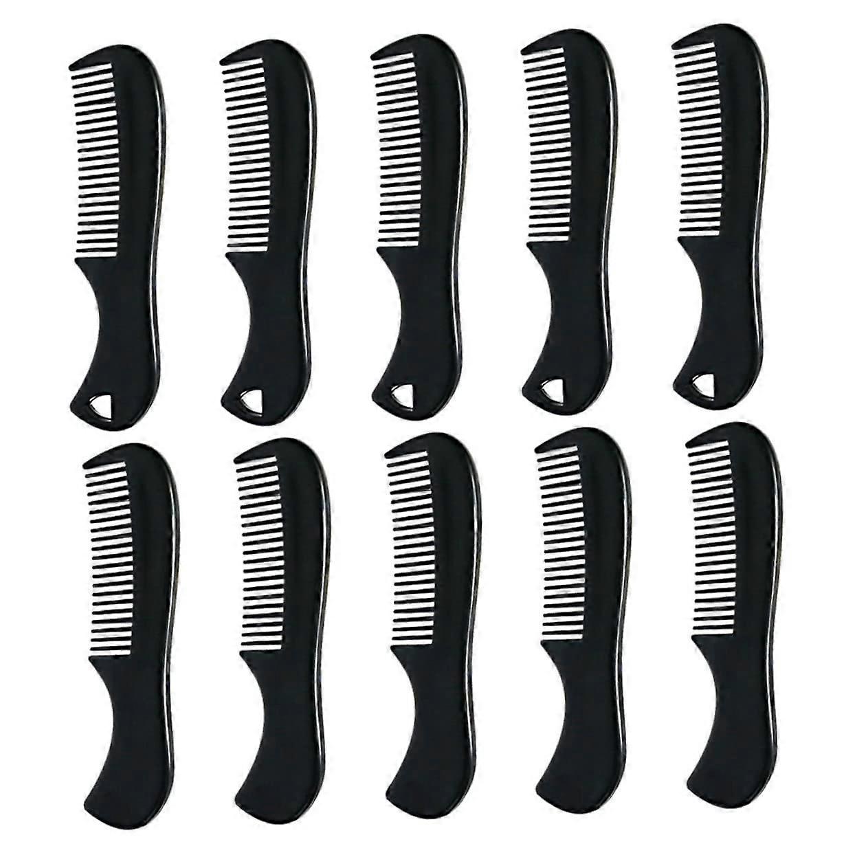 10pcs Men Beard Comb Pocket Combs for Grooming for Mustache and Beard Care Present for Friends and Family