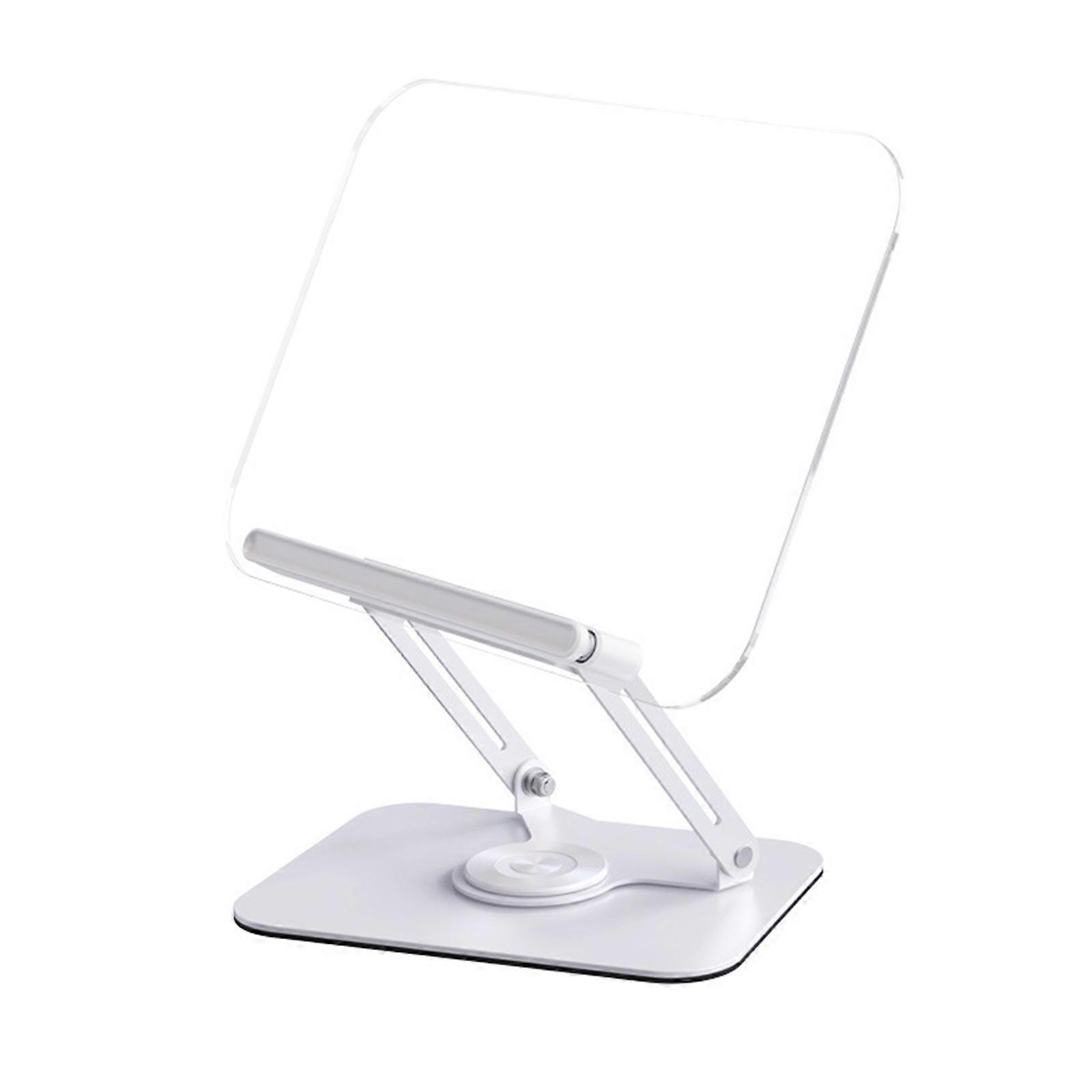 Multi-function Desktop Reading Rack Metal and Acrylic Laptop Stand Holder Student Bookshelf Tablet Notebook Bracket