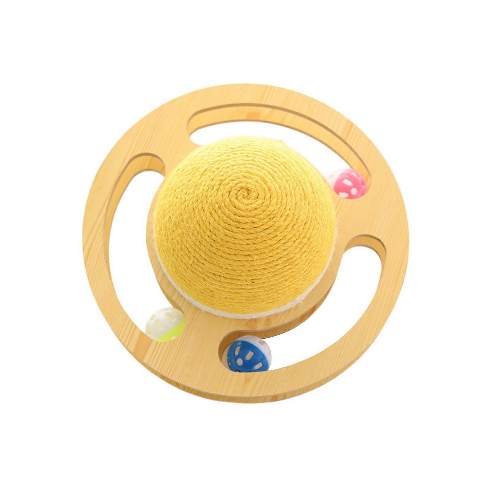 Planet Turntable Scratcher Sisal Cat Scratching Ball Scratch Resistant