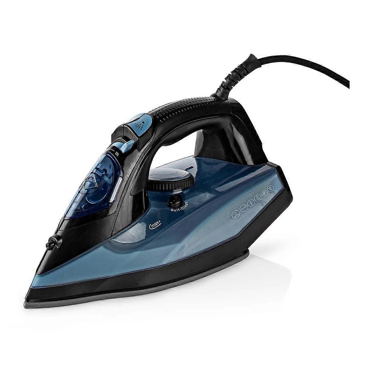 Steam Iron 2600 W 0,32 L with Ceramic Soleplate, Blue