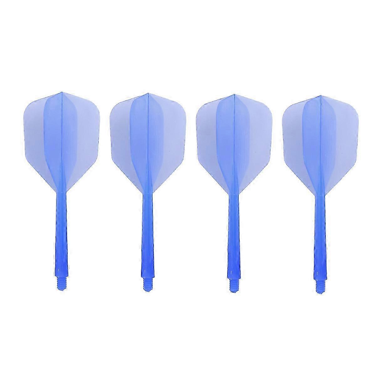 4 Pcs Transparent Fine Thread Dart Flights Darts Accessory Outdoor and Indoor Sports Dart Tail Wings