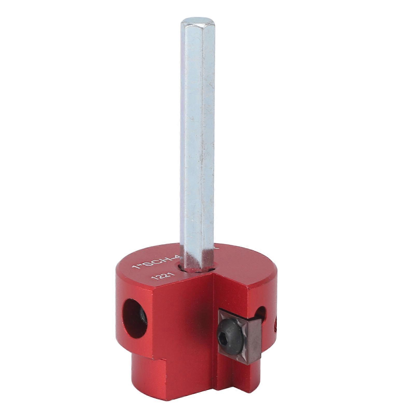 PVC Pipe Reamer Kit Aluminum Alloy Pipe Fitting Reamer PVC Fitting Socket Saver for Water Lines Drain Lines Vent Lines 1 Inch 