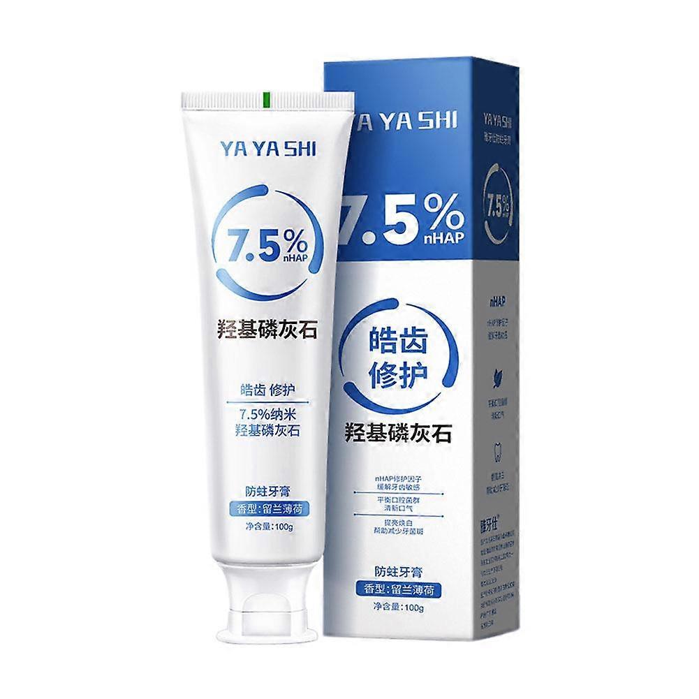 7.5 Hydroxyapatite Toothpaste Removes Yellow Tooth Stains For Sensitive