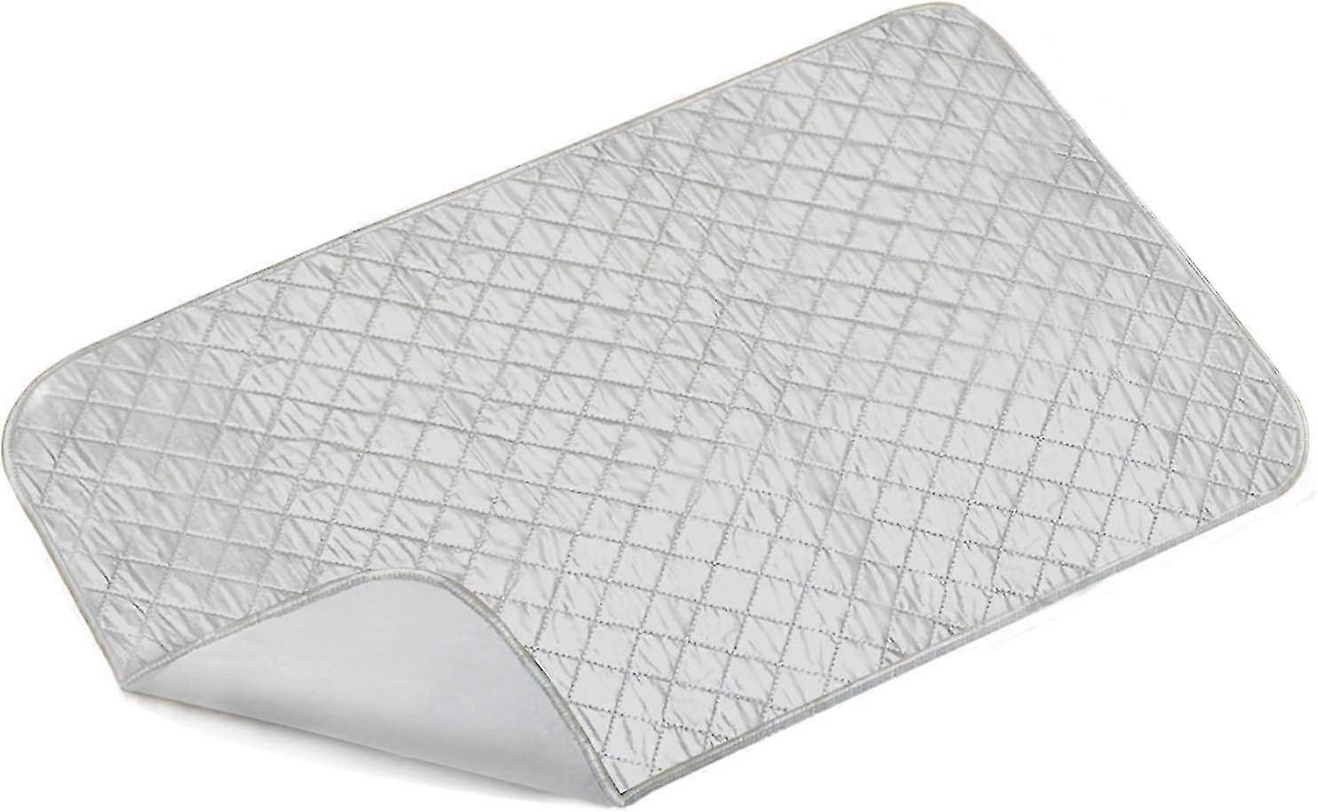 Travel Ironing Mat, Thickened Heat-Resistant Pad for Small Spaces (48x84cm)