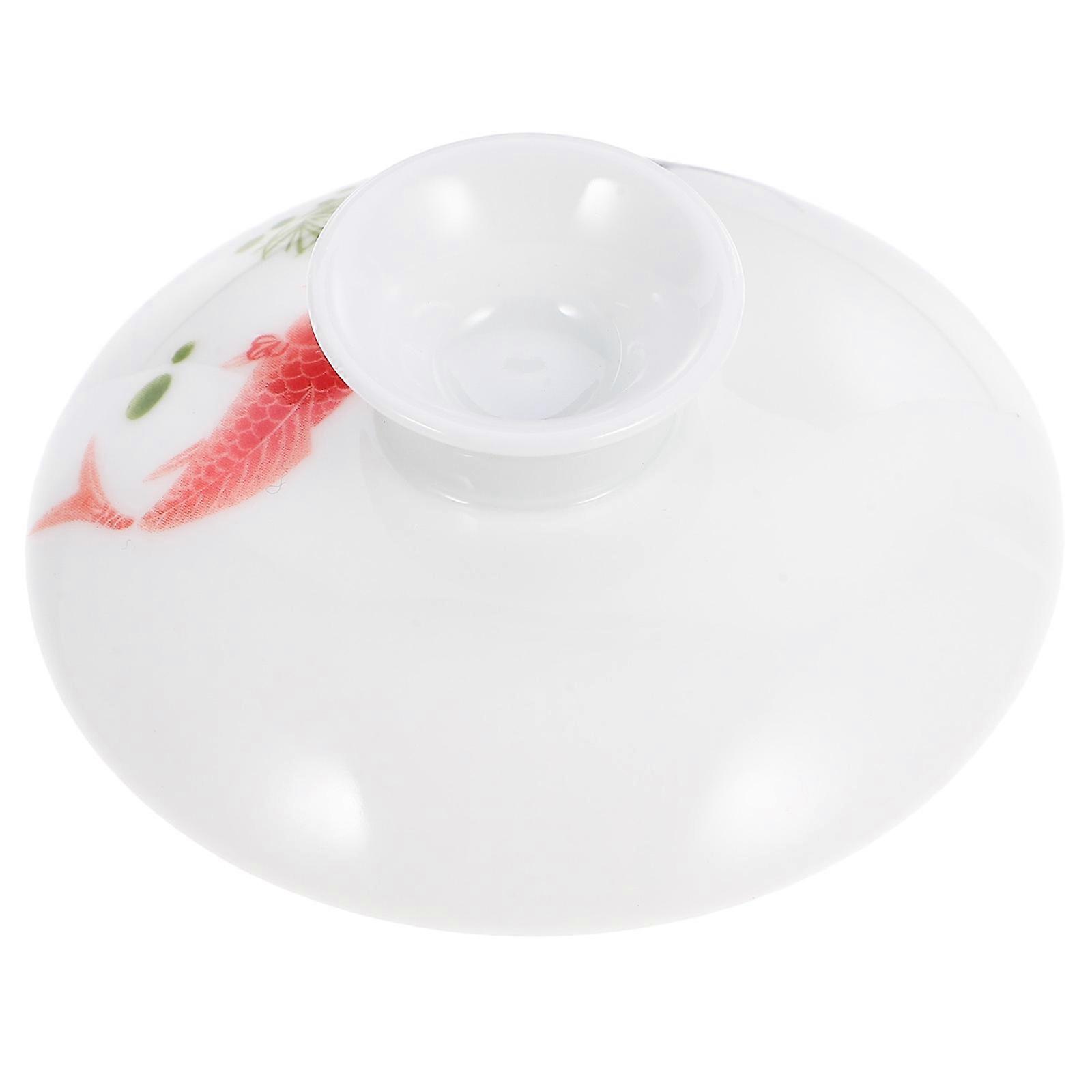 Here's a refined and appealing product description for your **Ceramic Tea Bowl Lid**:
### 🍵 1pc Ceramic Tea Bowl Lid – Retro Replacement Cover