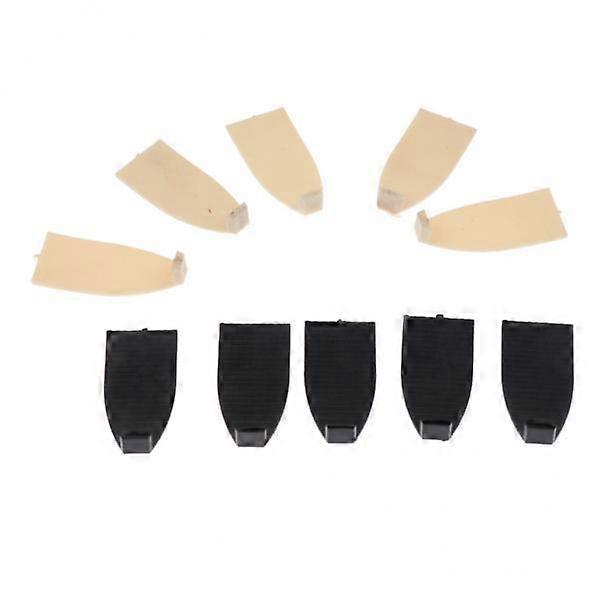 2- 10pcs Plastic Bow Tips for Violin Viola Accessories