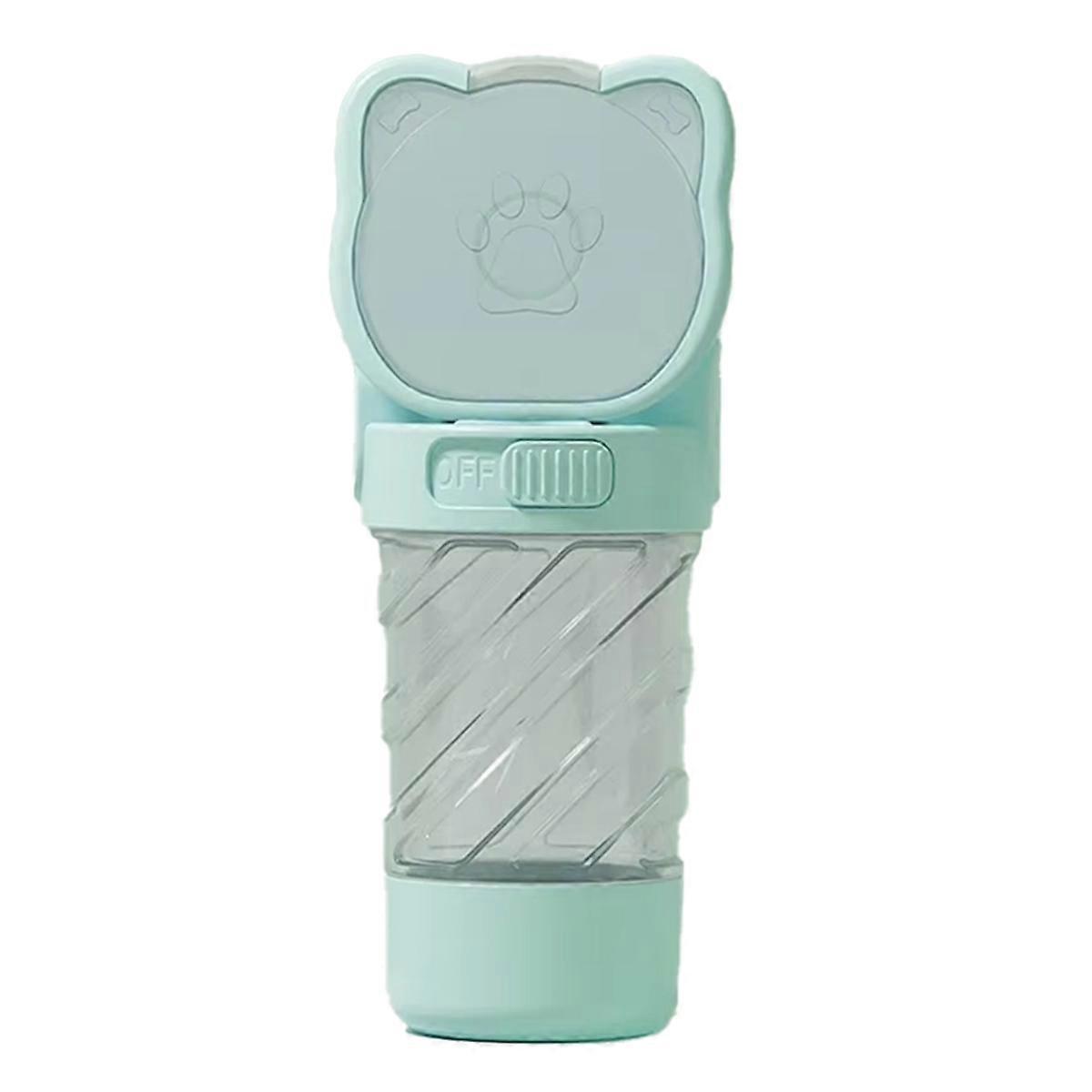 Dog Cat Water Bottle with Storage Food and Water Container for Puppy Pets Dogs Feeder Bowl Travel P