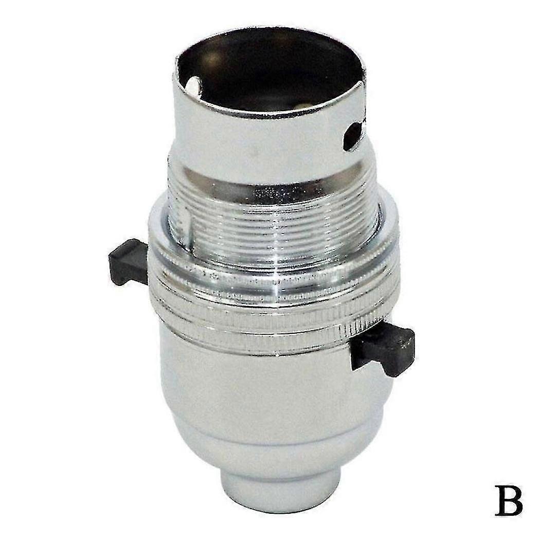 Messing Switched Lampe pæreholder B22 Bajonethætte I2q5