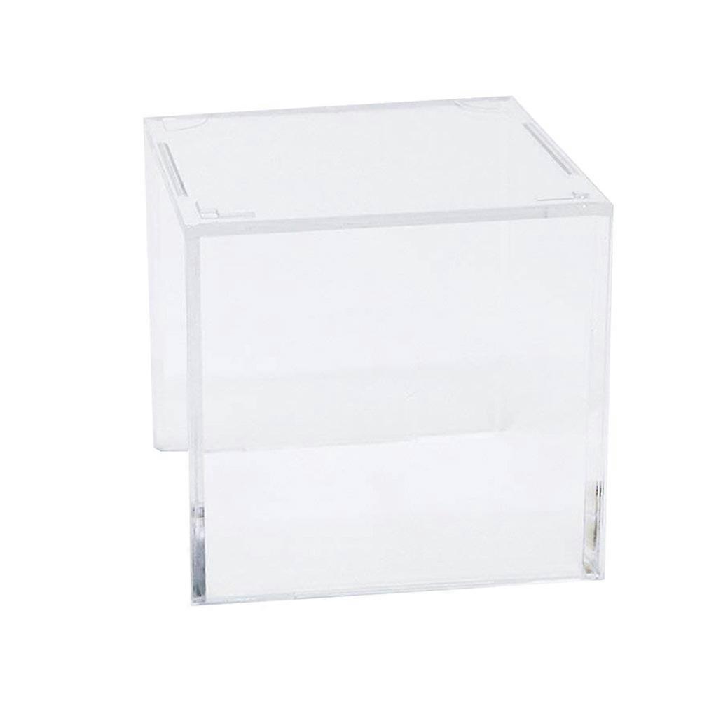 Baseball Stand Softball Display Holder Acrylic Case For Baseball Players Transparent 3.1X3.1X3.1in 1Set