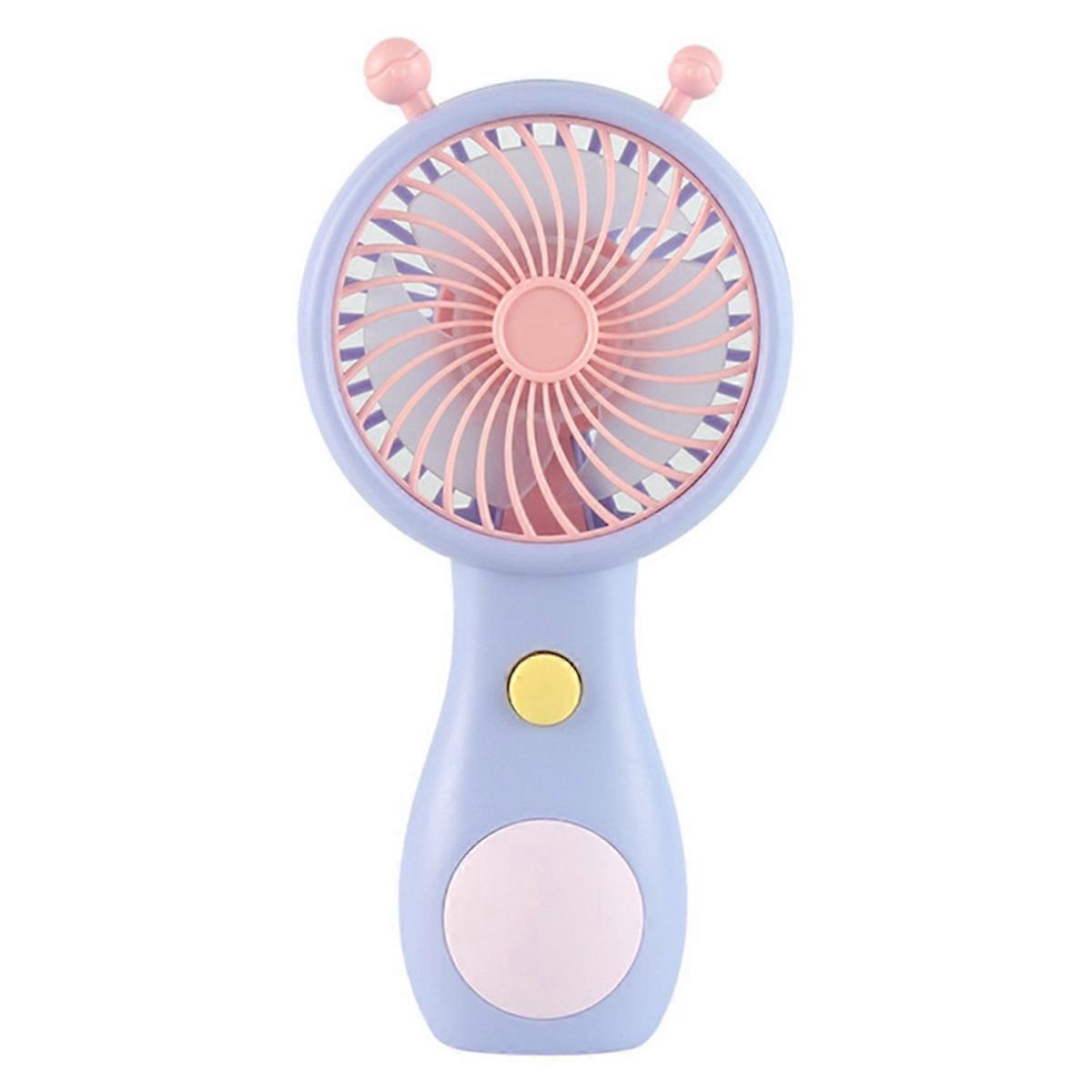 Cute Snail Charging Fan Handheld Mini Portable USB Charging Handheld Mini Fan Household Outdoor Pocket Compact Fan A