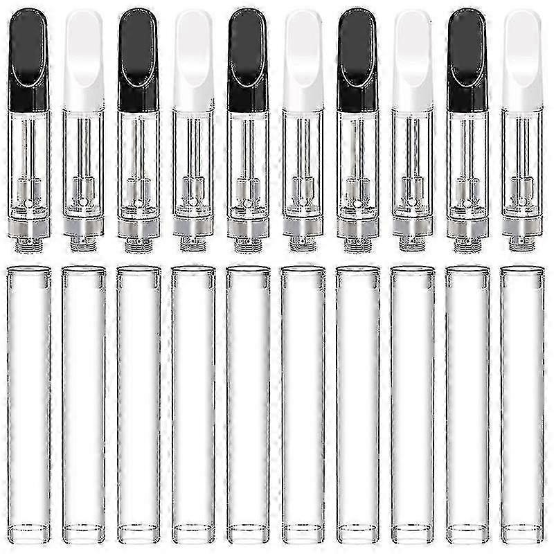 10 Stück leere 1,0 ml Glaskeramik-Aufbewahrungspatronen - einfach zu befüllen und wiederverwendbar