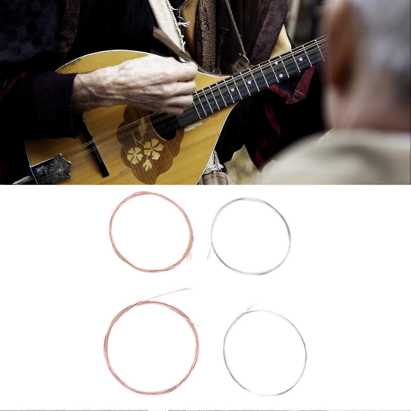 8Pcs Stainless Steel Mandolin Strings Set Replacement Accessories