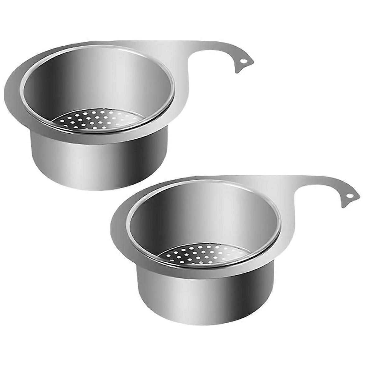 Stainless Steel Swan Sink Strainer Basket, Multifunctional Kitchen Sink Drain Strainer Faucet Hangi