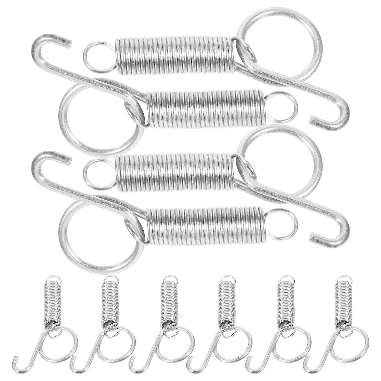 10PCS Multi-purpose Rabbit Cage Door Spring Hook Bird Cage Utensil Fixed Hook