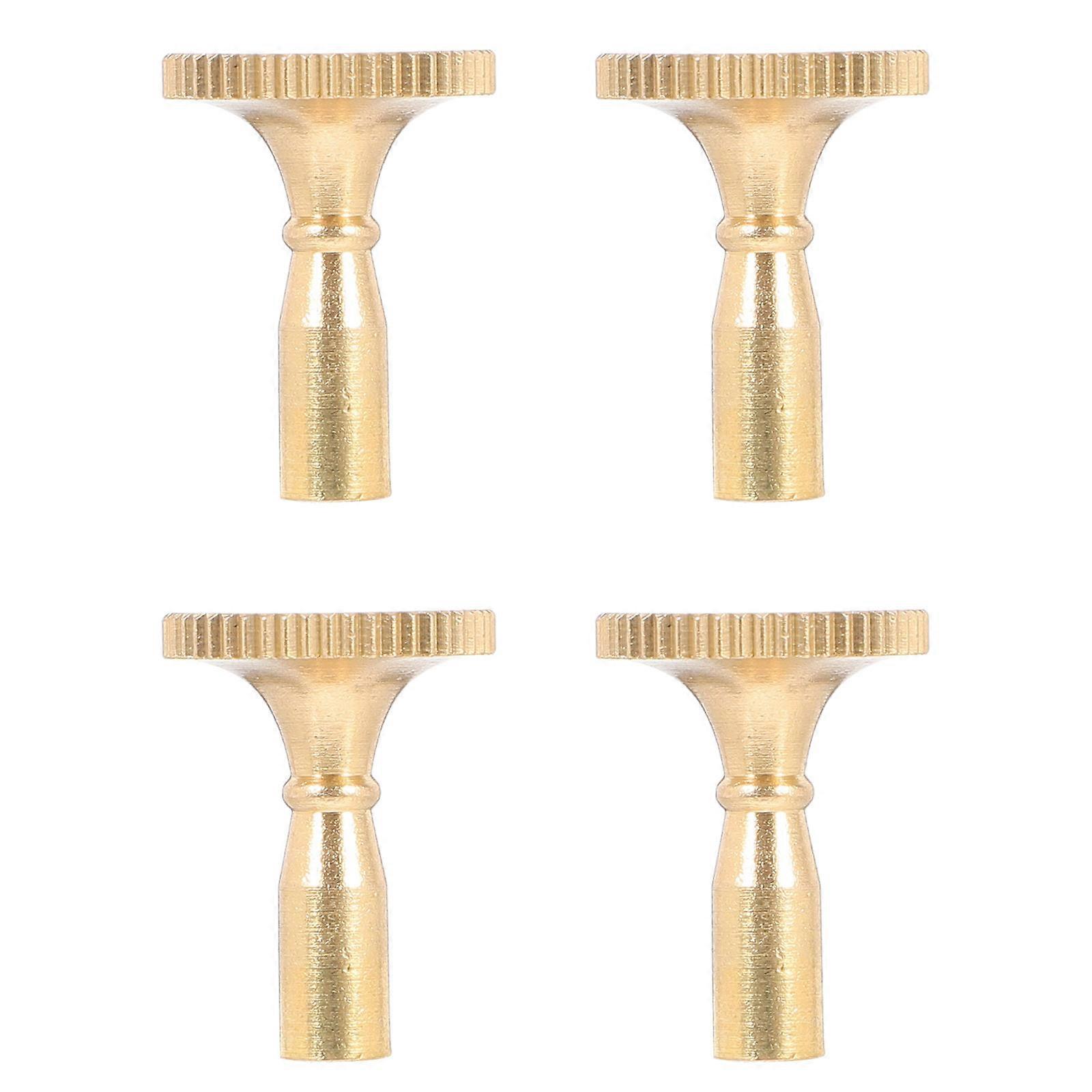 Lamp Socket Knob Replacement Golden On Off Control For Home Decor 4Pcs