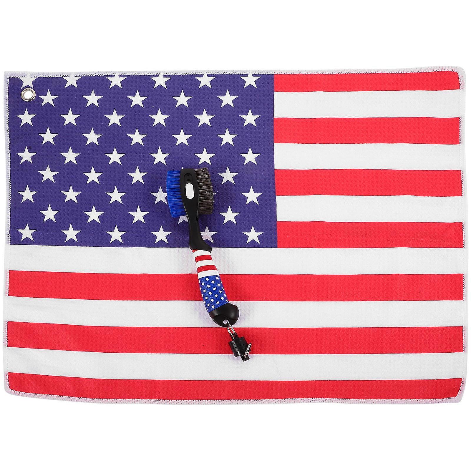 Golf Cleaning Set Portable Outdoor Golf Towel Multi-purpose Cleaning Tool 1Set