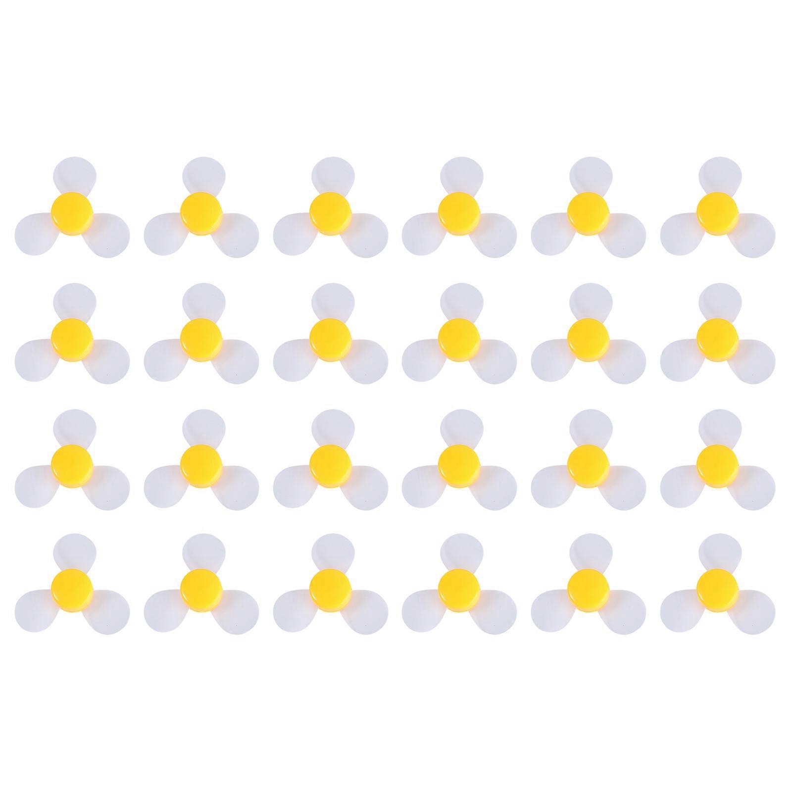 24pcs Fan Making Material Shaft Propeller Model Random Color