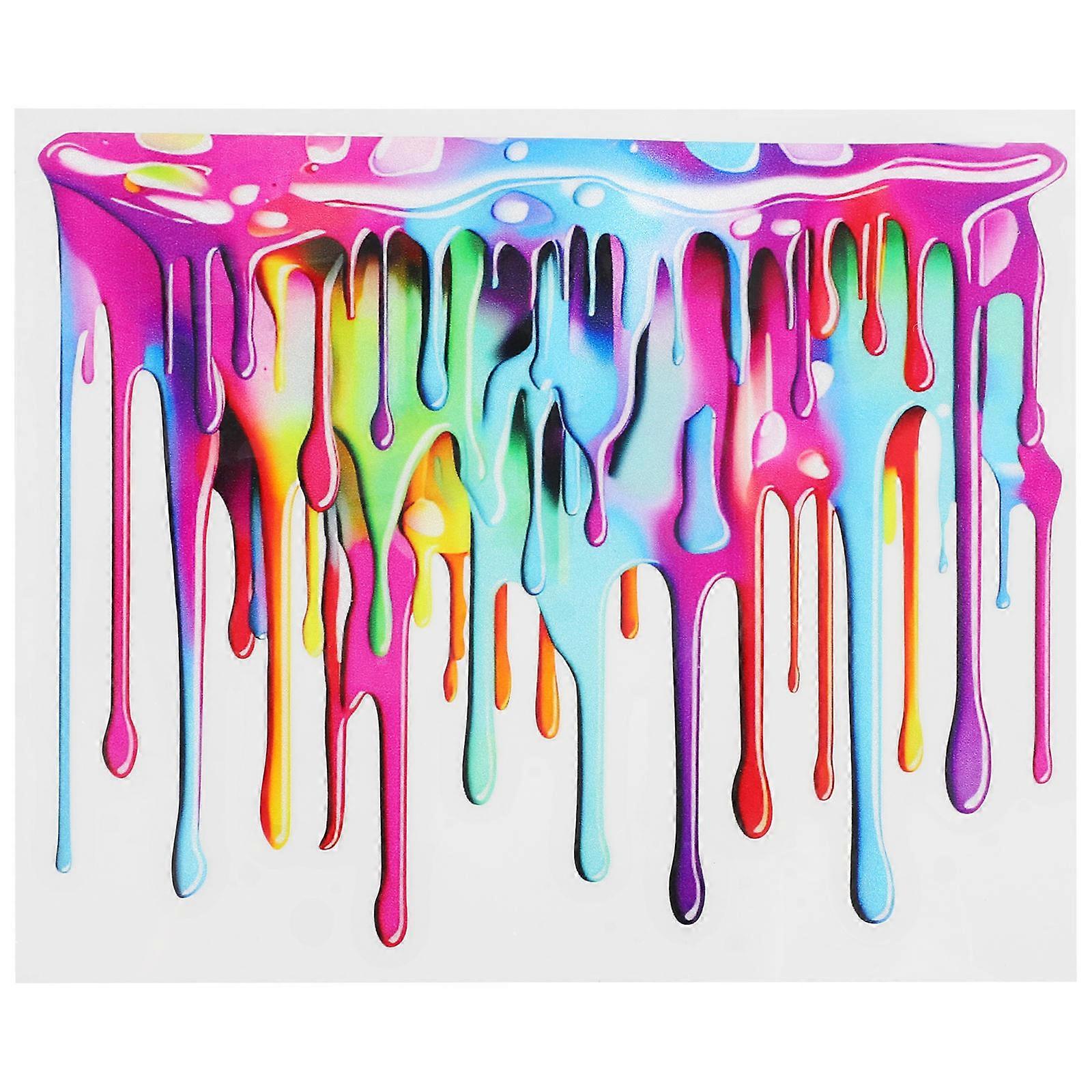 Car Body Sticker Auto Decals Outdoor Use Waterproof Decorative Multi Color 1 Pair