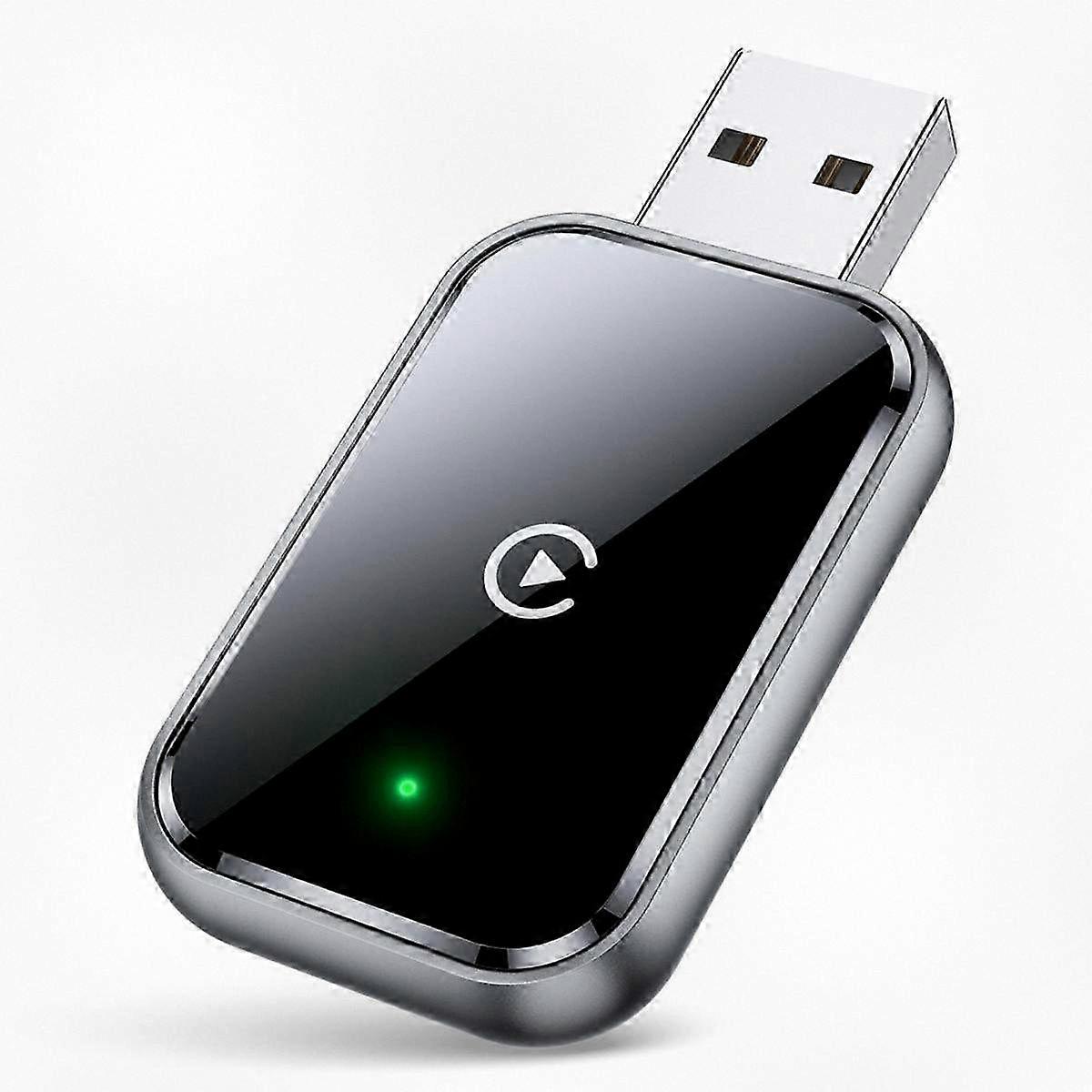 Adattatore CarPlay wireless per iPhone, conversione da cablato a wireless Car Play, adattatore Mini USB C con Plug & Play, nessun ritardo, connessione stabile