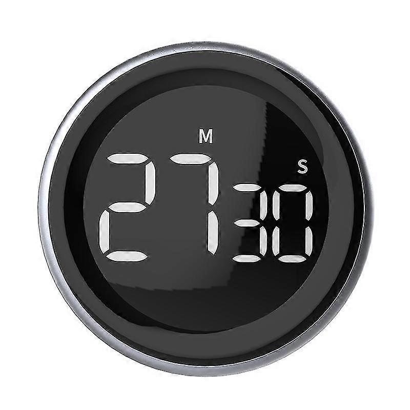 Kitchen Digital Timer Countdown Function Stopwatch Black 80*29mm