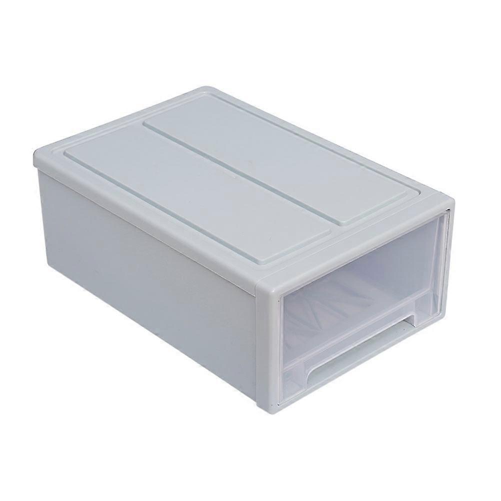 Clothes Storage Box DrawerType Shoes Organizer Simple Design Home Organization 31X22CM 1Set