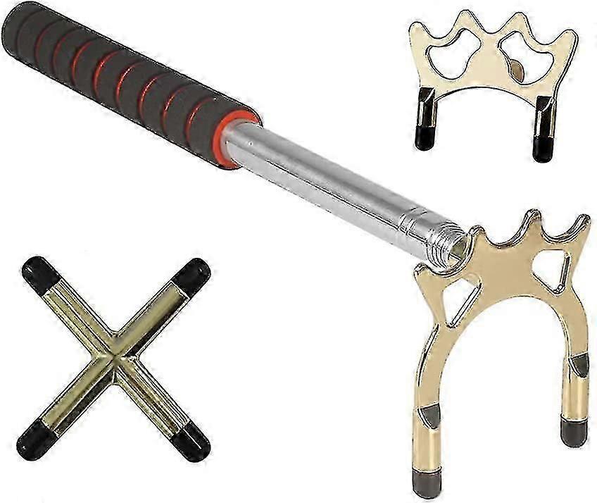Retractable Billiards Cue Stick Bridge Snooker Pool Cue Bridge With Removable Brass Bridge Head