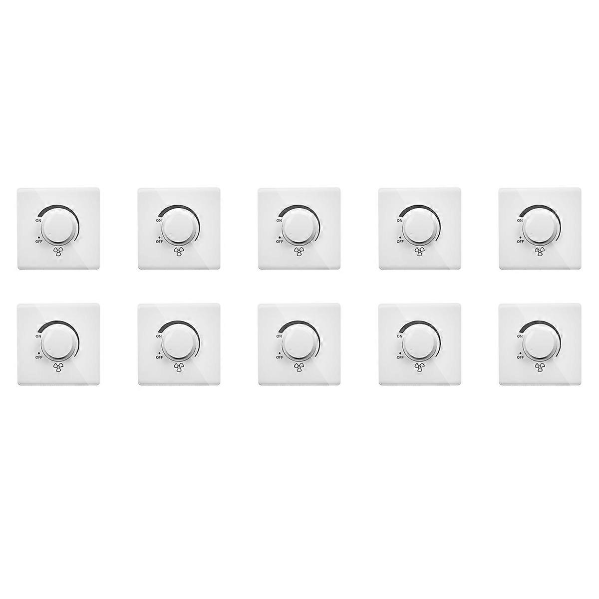 86 Type Ceiling Fan Adjustment Stepless Speed Controller Wall Switch