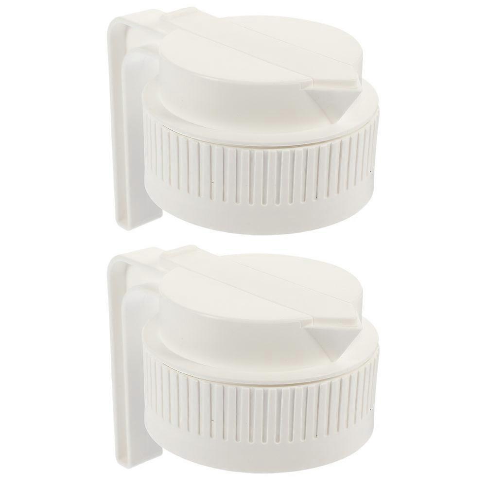 Mason Jar Drinking Lid Plastic Material Protective Cover 2Pcs