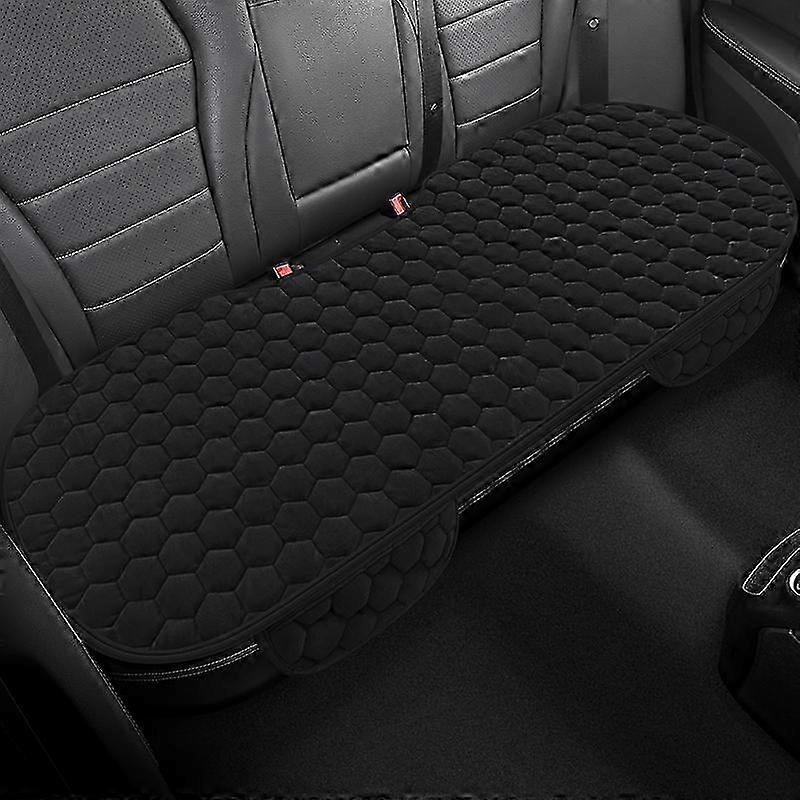 Winter Short Plush Car Seat Cushion Thickened Warm Front and Rear Square Cushion