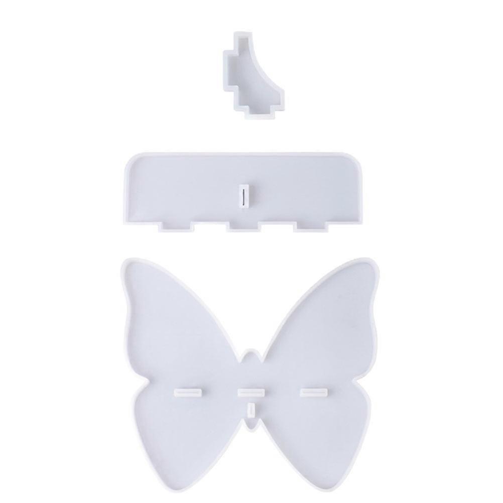 Diy Silicone Mould Butterfly Shape Storage Rack Craft Making 1 Set