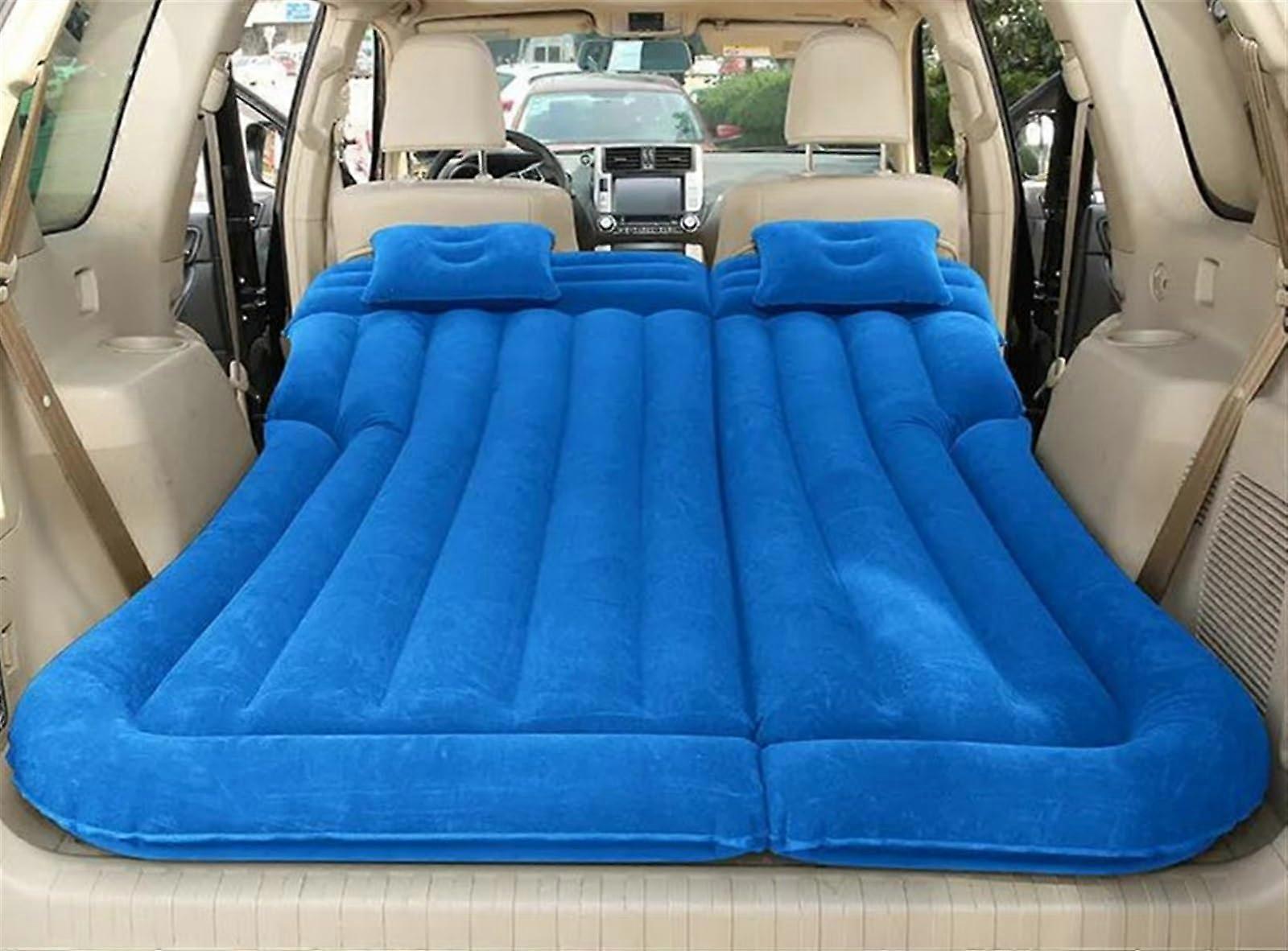Auto Mattress Inflatable Car Mattress, Air Mattress for Vehicle Trunk, Inflatable Bed for Rear, SUV, Car Travel Bed (Blue, Size 1)