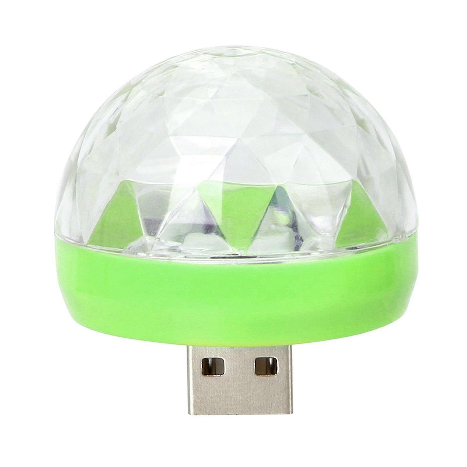 Portable Mini USB Disco Light High Brightness Compact Size Plug-and-Play RGB LED Party Light Decoration