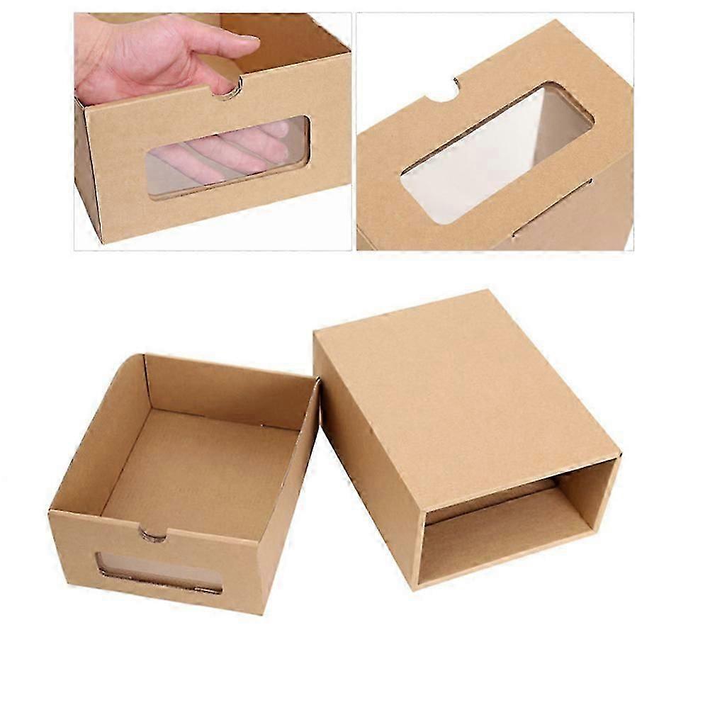 Storage Container for Shoes with Visible Window, Keeps Items Organized