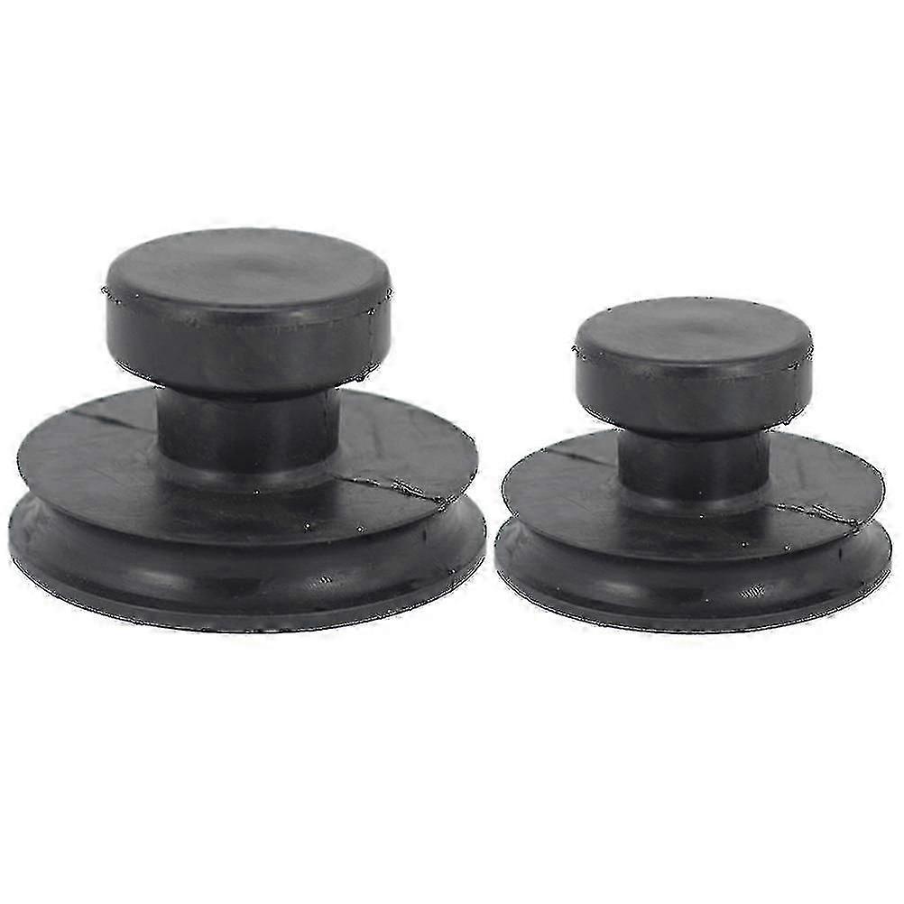 2pcs Suction Cups with Rubber Handle for Lifting Singing Bowls