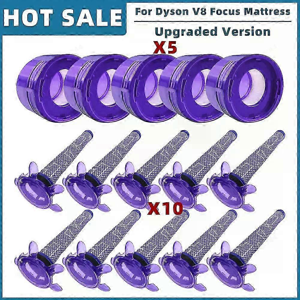 Compatible for Certain Brand V8 Focus Mattress Vacuum Cleaner Replacement Filter Accessories