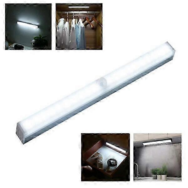 Wireless LED Lamp with Motion Sensor and Magnetic Mount in White