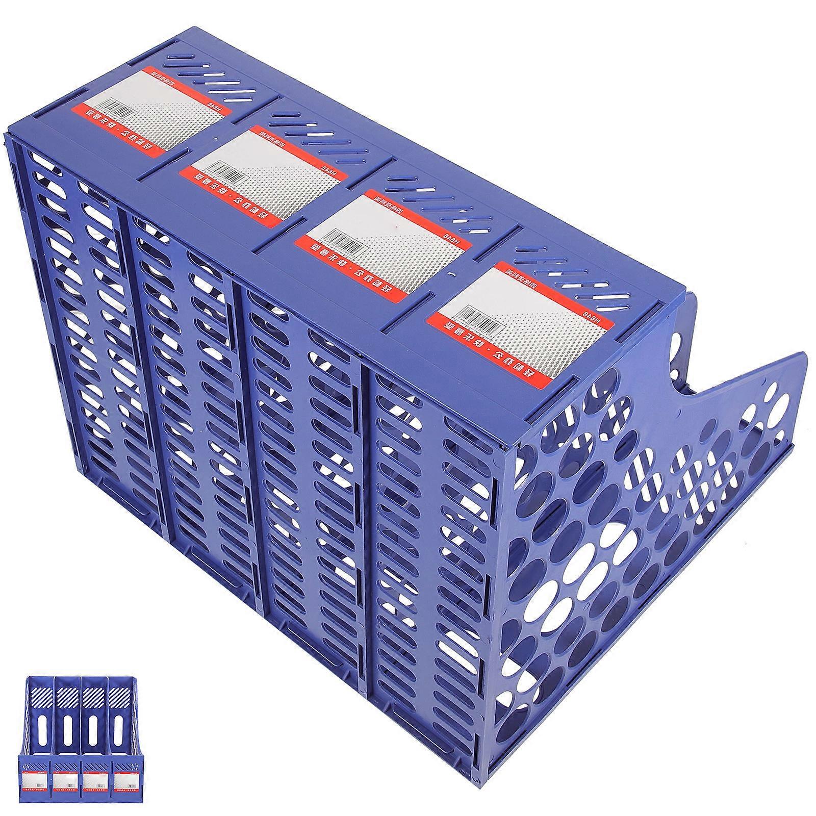 Desktop Office File Storage Rack Professionals Students 32x29cm 1Set