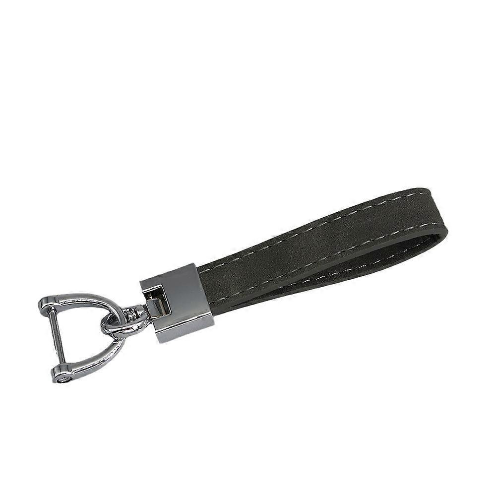 Genuine Leather Car Key Fob, Universal Key Fob Key Fob Leather Key Fob Holder, Unisex, 360 Degree Rotatable Black