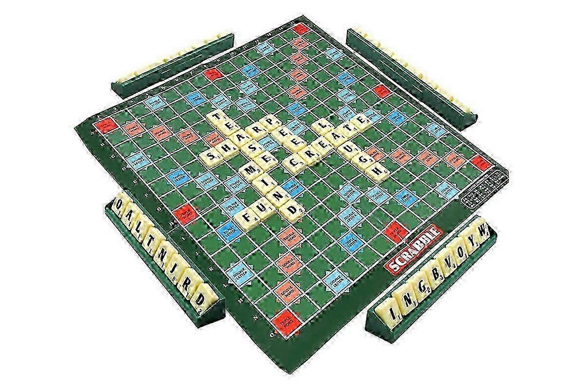 Scrabble Board Word Game Fun Family Classic Board Game Entertainment