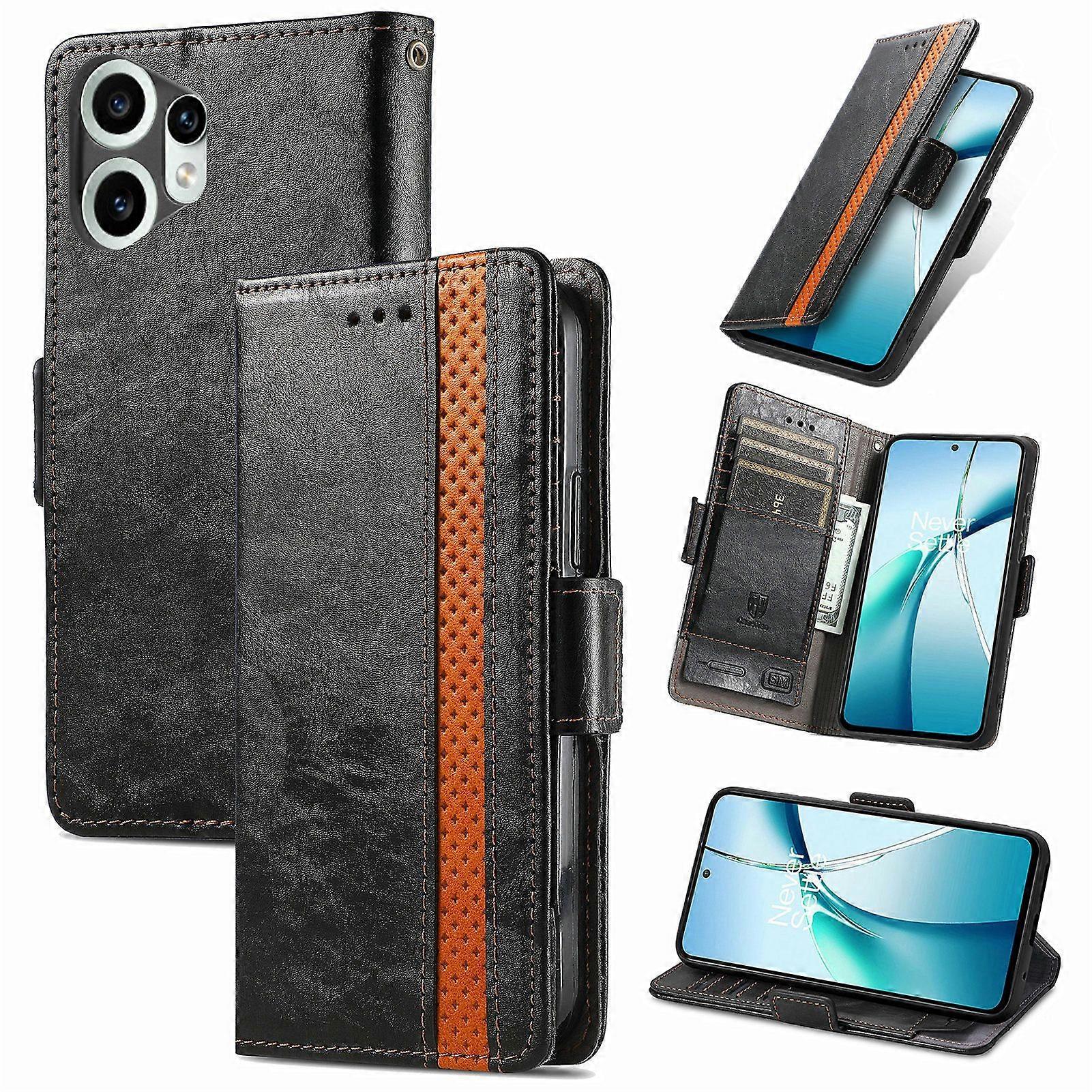 Compatible With Nothing CMF Phone 2 Pro Wallet Case, PU Leather Flip Case with Card Holders RFID Blocking Kickstand Phone Cover