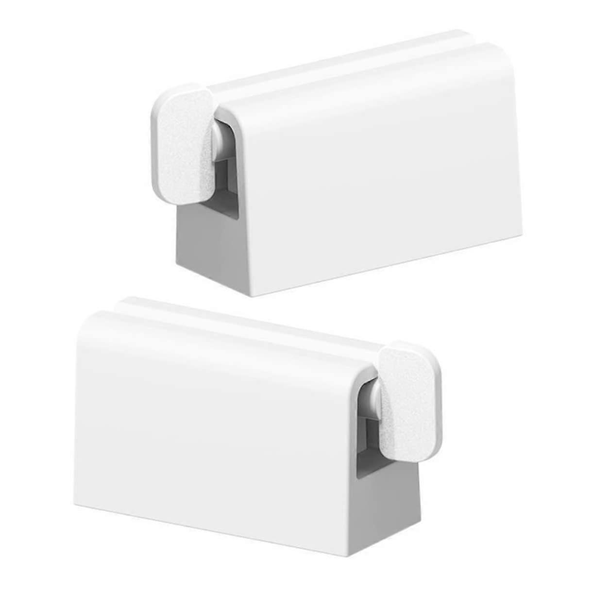 Automatic Toothpaste Dispenser Set - 2-Piece Bathroom Accessory, No Drill Installation for Facial Cleanser Use